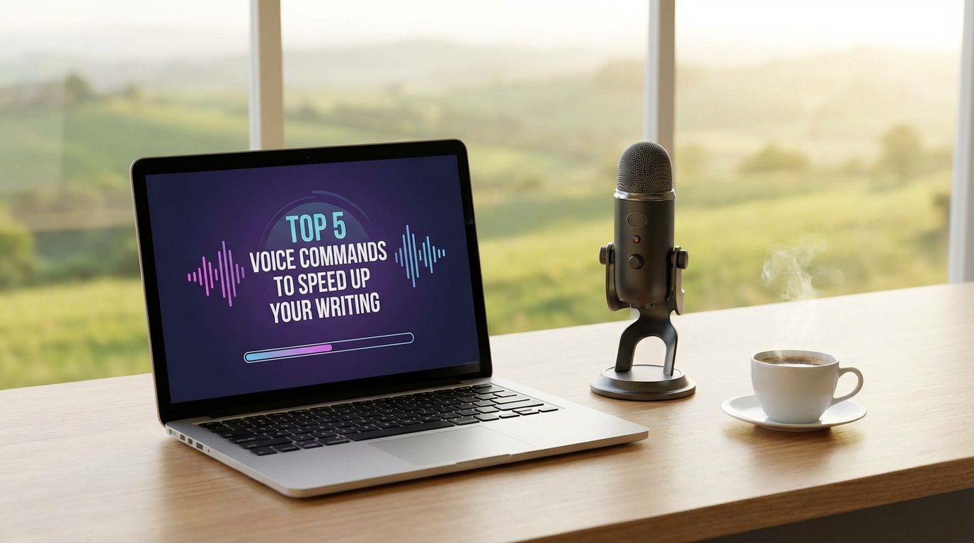 Top 5 Voice Commands to Speed Up Your Writing